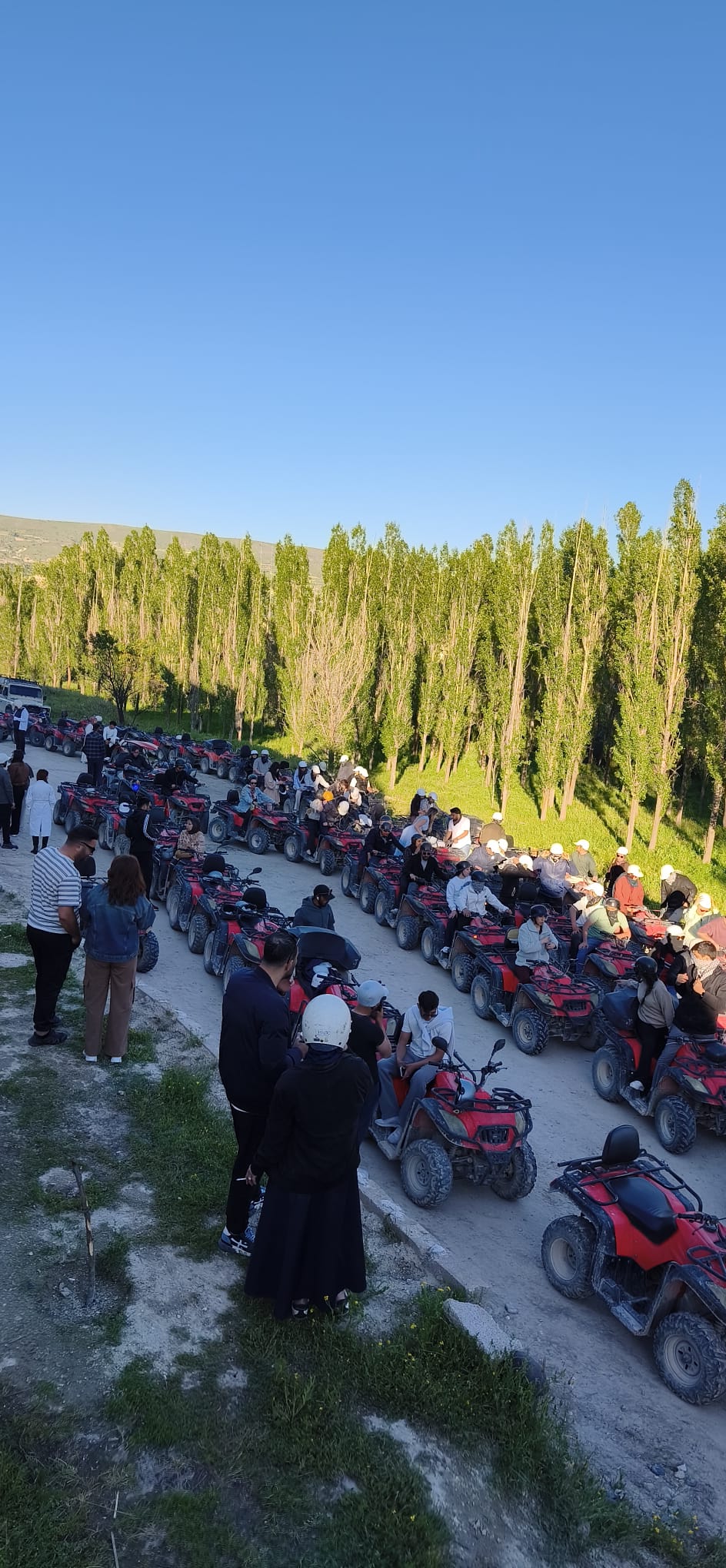 Kapadokya’da ATV turu katılımcıları